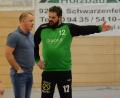 Bild: ham
Es gab Diskussionsbedarf zwischen HSG-Trainer Christian Zachmann (links) und seinem abermals überzeugenden Torhüter Martin Strejc.