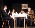 Bild: wrt
Noch haben (von links) Dr. Rosenblatt (Moritz Müller, Frau Bockerer (Renate Schönberger), Metzger Bockerer (Hannes Rupprecht) und Herr Hatzinger (Peter Budnik) Zeit sich zum Kartenspielen zu treffen. Dock die Zeiten ändern sich ...