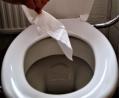 Bild: arw
Feuchttücher gehören nicht in die Toilette.