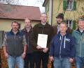 Bild: fpoz
Personalwechsel beim Forstbetrieb Waldsassen: Im Bild von links Bernhard Stich und Wolfgang Stöckl vom Personalrat, Jubilar Wolfgang Popp, Berufsjäger Norbert Kammerer, Helmut Thoma und Forstbetriebsleiter Gerhard Schneider.