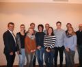 Bild: exb
Bürgermeister Martin Birner gratulierte der neuen Führung des Skiclub, bei der nun Frank Steffens (Vierter von links) an der Spitze steht.