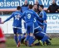 Bild: otr
Nach dem Siegtreffer in allerletzter Sekunde kannte der Jubel bei den Etzenrichter Spielern keine Grenzen. Mit frischem Selbstvertrauen geht es nun zum FC Tegernheim.