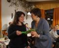Bild: sgs
Als 200. Mitglied hieß GOV-Vorsitzende Rita Schwandner (rechts) Petra Schilling willkommen.