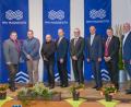 Bild: exb
Langjährige Mitarbeiter ehrt "RHI Magnesita". Im Bild von links Uwe Wenzel, Stefan Lück, Gerhard Hübner, Alfons Bayer, Manfred Heindl, Klaus Fiebig und Siegfried Müller sowie Werksleiter Peter Schreyer.