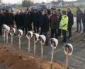 Bild: tr
Etwa 8 Millionen Euro kostet die erste von mehreren geplanten Hallen, die im Gewerbegebiet entstehen.