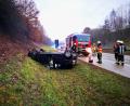 Bild: Alexander Auer
Auf der A93 zwischen Saalhaupt und Hausen hat sich eine Autofahrerin mit ihrem Skoda Fabia überschlagen.