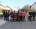 Bild: pko
Bürgermeister, Anwohner, Stadträte und Firmenvertreter gaben die Diendorfer Straße offiziell frei.