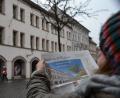 Bild: upl
Was wird aus dem ehemaligen Kaufhaus Storg in der Bahnhofstraße? Der Ankermieter ist laut Gewerbebau noch immer am Haken. In diesem Jahr wird sich im Leerstand aber nichts mehr tun.