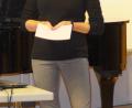 Bild: weu
Beratungslehrerin Sabine Buczek vermittelte den Eltern in einem informativen Vortrag mit vielen Beispielen die Voraussetzungen, die ein Kind zum guten Schulstart haben sollte.