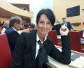 Bild: privat
Bild: Kerstin Radler auf ihrem Platz im Bayerischen Landtag.