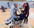 Bild: cr
Alle in der Schule durchgeführten Experimente verdeutlichen eindringlich die Probleme und Herausforderungen einer Behinderung.
