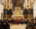 Bild: Franz Lahm
Das virtuos glänzende Blechbläserensemble unter Leitung von Ludwig Güttler begeisterte bei zwei ausverkauften Konzerten in der strahlenden Basilika Waldsassen.