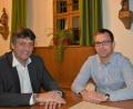Bild: rgr
Der neue Jugendbeauftragte der Stadt Stefan Pappenberger (rechts) im Gespräch mit Bürgermeister Edgar Knobloch.