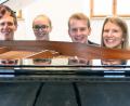 Bild: Elias Müller (Horizing Music)
Diese fünf haben ihre Visionen einfach angepackt (von links): Johannes Raab,Lisa-Marie Holzschuh, Florentin Siegert, Anna-Lena Siegert und Elias Müller.
