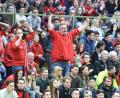 Bild: A. Schwarzmeier
Die Pfreimder Fans zauberten beim Oberpfalz-Medien-Cup Stimmung in die Mehrzweckhalle. Auf die Unterstützung seiner Schlachtenbummler zählt der Landesligist auch bei der Neuauflage des beliebten Hallenfußballturneirs am Freitag, 28. Dezember.