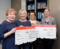 Bild: Gabi Schönberger
Es ist ein Treffen, das allen Hoffnung gibt, mit denen es das Leben nicht gut meint. Durch „Lichtblicke“ wollen (von links) Verlegerin Bärbel Panzer, die Schirmherrinnen Elisabeth Wittmann und Edith Lippert sowie geschäftsführende Verlegerin Viola Vogelsang-Reichl diese unterstützen.