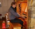 Bild: ads
Evert Groen improvisiert an der Mattes-Orgel in der Schnaittenbacher Stadtpfarrkirche St. Vitus.