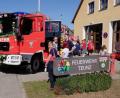 Bild: tkr
Das neue Löschfahrzeug prägte den Jahresverlauf bei der Teunzer Wehr. Die aktive Truppe hat damit ein Werkzeug bekommen, um ihr Können gut umzusetzen. Das dreitägige Fest zur Fahrzeugsegnung wird in die Vereinsgeschichte eingehen.