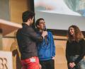 Bild: Bayerischer Rundfunk, Steffi Rettinger
Bei der Präsentation ihres preisgekrönten Films standen (von rechts) Verena Schütz und Tim Herten dem BR-Moderator Sebastian Schaffstein souverän Rede und Antwort.