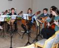 Bild: zch
Das Gitarrenensemble der Kreismusikschule.