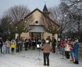 Bild: Dobmeier
Der evangelische Posaunenchor Neunkirchen-Weiden spielt zum Adventsblasen am dritten Adventssonntag an vier Stationen, unter anderem an der Frauenrichter Kapelle wie hier im Bild, vorweihnachtliche Melodien.