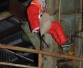Bild: ge
Eine der großen Attraktionen wird am Samstag beim Weihnachtsmarkt auf der Hochofen-Plaza die Nikolaus-Abseilaktion sein.