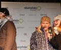 Bild: Wolfgang Steinbacher
Karaoke auf dem Amberger Weihnachtsmarkt