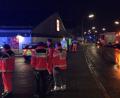 Bild: za
Einsatzkräfte sperren die Parksteiner Straße.