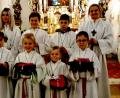 Bild: exb
Die neuen Ministranten der Pfarrei St. Johannes in Großkonreuth.