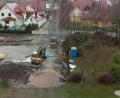 Bild: lgc
Als am Schlammersdorfer Spielplatz die Renovierung startete, war das Wetter noch gut. Nut ist hier Winterpause angesagt.