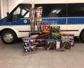 Bild: Polizei
Die Polizei stellt immer wieder illegale Böller und Raketen sicher.
