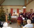 Bild: bk
Weihnachtsfreude brachten Sänger und Saitenmusik aus Weiherhammer zum 21.Mal ins BRK-Heim Hammergmünd.