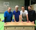 Bild: pi
Alexander Pilfusek (rechts) gratuliert Hubert Witzl, Karl Kraus und Maximilian Janker (von links) zum Feuerwehr-Fitnessabzeichen.