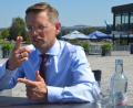 Bild: Benkhardt
Landtagsabgeordneter Tobias Reiß steht 2018 kurz vor seinem 50. Geburtstag im "Seenario" in Tirschenreuth der NT-Redaktion Rede und Antwort.