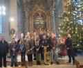 Bild: jzk
Die Jugendblaskapelle hält an der Tradition des Weihnachtsgottesdienstes fest.