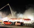 Bild: Sebastian Bötzl
Ein Feuer hat den Rewe-Supermarkt in Wiesau komplett zerstört