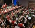 Bild: nib
Knapp 60 Musiker spielten für die zahlreichen Zuhörer im Saal. Mit dem großen Jubiläumskonzert endeten die Feierlichkeiten zum 50-jährigen Bestehen der Jugendblaskapelle.