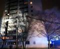 Bild: Alexander Auer
Silvesternacht in Regensburg: Die Feuerwehr rückte zu einem brennendem Hochhausbalkon aus.