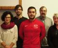 Bild: Hirsch
Die Vereinsvertreter des ASV Fronberg, Ute Kotzbauer, Andre Diermeier, Atas Sükrü, Manfred Peter, Ingrid Gei und Michael Peter (von links) erwarten ein ereignisreiches Jahr.