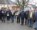 Bild: kro
Überraschungsständchen der „Grenzlandbuam“ für Gäste aus Sachsen-Anhalt (von rechts): Landrat Markus Bauer, Bärnaus Bürgermeister Alfred Stier, Oberbürgermeister Sven Wagner und Dirigent Günther Freundl..