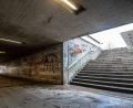 Bild: Armin Weigel, dpa
Amberg: Eine Straßenunterführung nahe dem Bahnhof in der Innenstadt. Vier junge Asylbewerber haben hier wahllos Passanten geschlagen und damit eine Debatte über Gewalt von Flüchtlingen ausgelöst.
