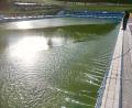 Bild: exb
Eis im Schwimmbecken muss nicht sein. Die neue Enteisungsanlage schafft Abhilfe.