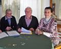 Bild: Bühner
Das neue Halbjahresprogramm des Freundeskreises Weiden der Evangelischen Akademie Tutzing steht. Mitglieder des Organisatorenteams (von links) Professor Fritz-Dieter Doenitz, Friedrich Gollwitzer, Ehrenfried Lachmann und Uta Doenitz stellen es vor.