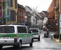 Bild: Petra Hartl
Die Polizei zeigt wie angekündigt Präsenz auf den Straßen.