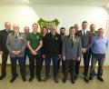 Bild: bk
Dieses Führungsteam will die Scheibenschützen auf Erfolgskurs halten: Peter Nickl, Martin Oppitz, Thomas Waldenmayer, Georg Regn, Christian Schmidt, Stefan Waldenmayer (vorne, von links), dahinter Hans Himmler, Laura Waldenmayer, Thomas Ziegler, Roman Sparrer und Florian Hirmer.