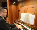 Bild: Kunz
Florian Lorenz an der Max-Reger-Orgel.