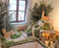 Bild: tu
Eine der herrlichen handgefertigten Weihnachtskrippen von Anton Pöpperl im Stadtmuseum mit dem Kreuzbergkloster und der Wallfahrtskirche auf dem ehemaligen Schlossberg als Bestandteil einer der sehenswerten Krippenlandschaften..