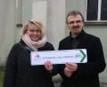 Bild: exb
Der Simultankirchen-Radweg schafft Verbindungen und bringt Menschen zusammen, meinen Pfarrer Martin Besold aus Erbendorf und Pfarrerin Nadine Schneider aus der Pfarrei Thumsenreuth-Krummennaab. Das konfessionsübergreifende Projekt hat deshalb ihre volle Unterstützung. Sie finden: „Die geplante Beschilderung ist eine sehr gute Idee.“