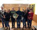 Bild: exb
Siegerehrung nach dem Silvesterschießen: Im Bild von links Vorsitzender Michael Preisinger, Miriam Sandner, René Bauer, Marco Schraml, Nina Sandner, Andreas Popp und Claudia Wunderlich.