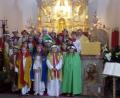 Bild: jr
25 Sternsinger waren in den vergangenen Tagen in der Pfarrei Herz Jesu Pechbrunn unterwegs.